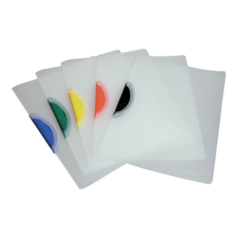 Chemises à pince PP Eichner 0,45mm, vert clair transparent