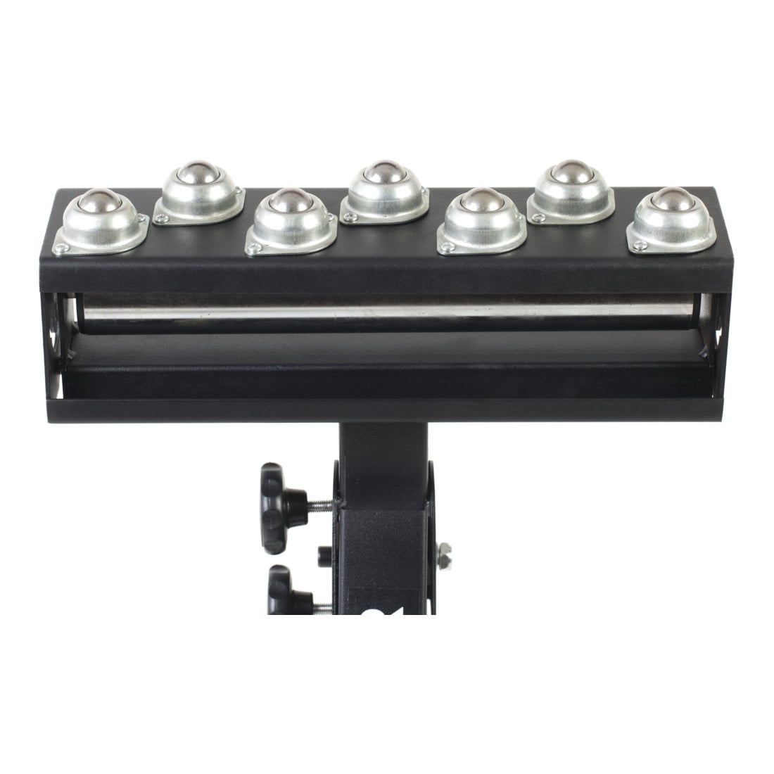 Chevalet support STIER, capacité de charge 200 kg avec barre à billes et rouleau de support