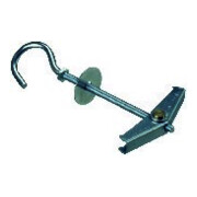 Cheville à bascule à ressort 5x100 avec vis à crochet