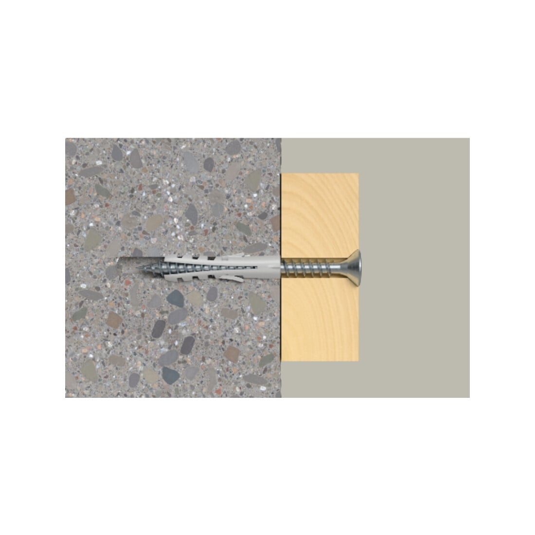 Cheville à expansion fischer S 8 DP en double conditionnement