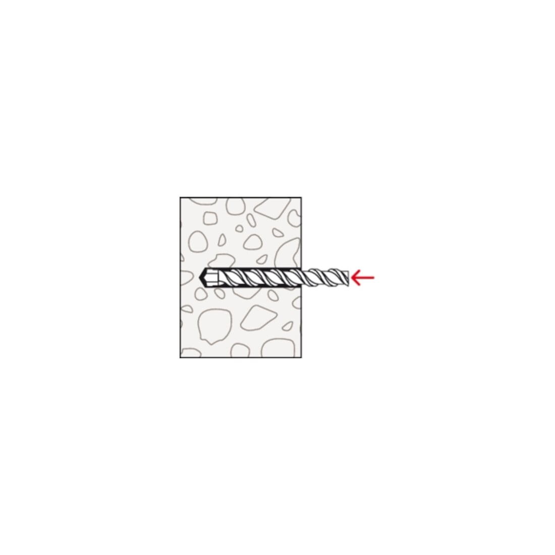 Cheville à expansion fischer S 8 DP en double conditionnement