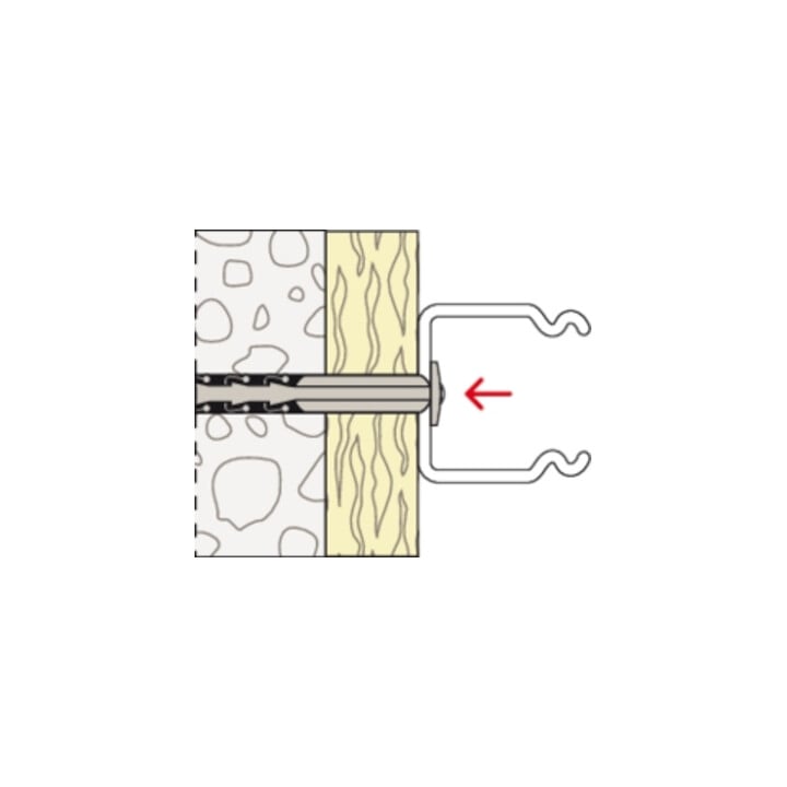 Cheville ClipFix plus SF plus SD 40 fischer