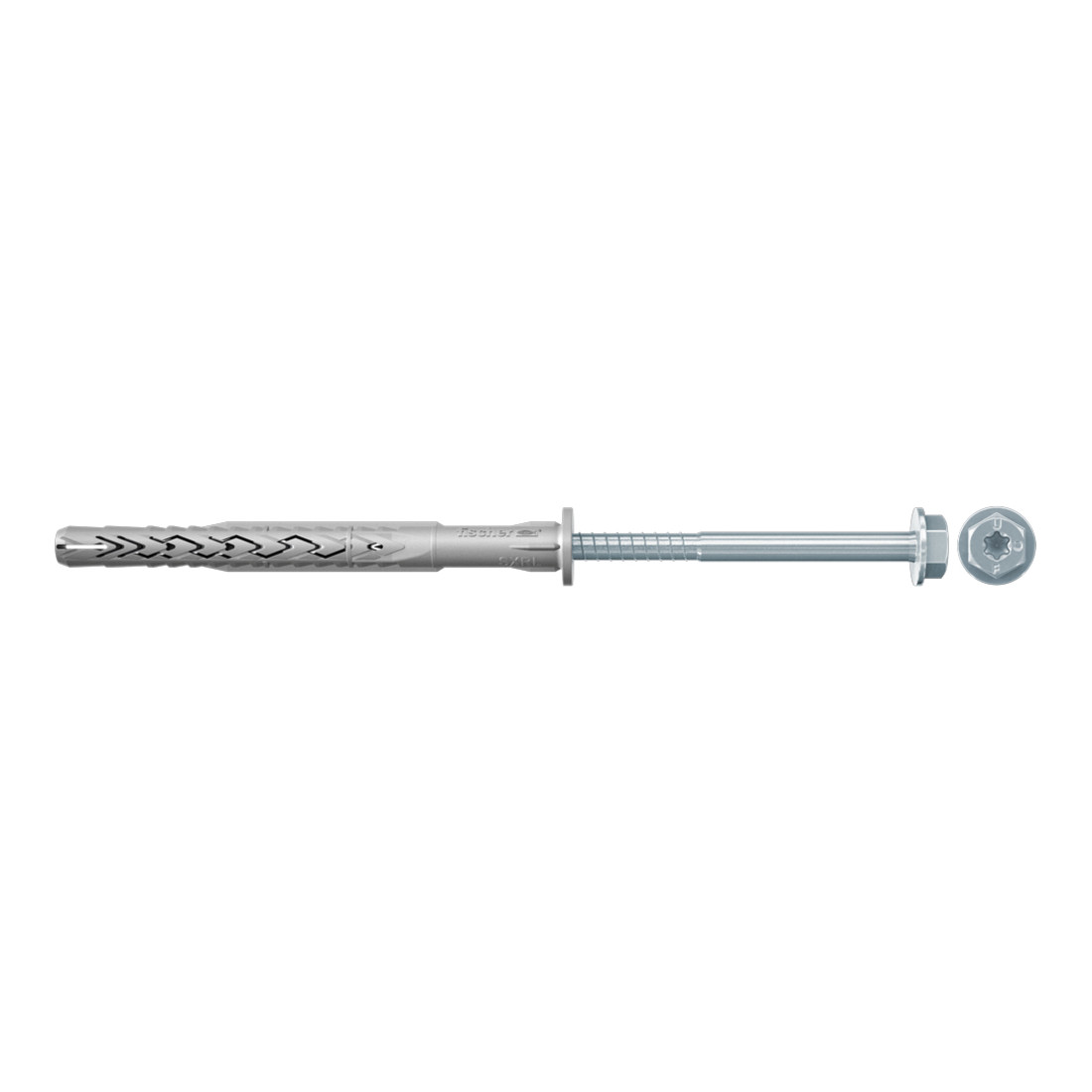 Cheville longue fischer SXRL 10 x 100 FUS en acier électrozingué