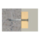 Cheville Nylon à expansion fischer S 6 DP en double conditionnement