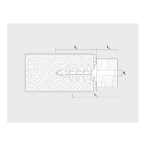 Cheville pour isolant IPL-60 25 CELO