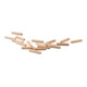 Cheville rainurée L 30 mm p.6 mm hêtre 1800 pcs par carton env.-1