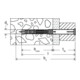 Cheville rallongée fischer DuoXpand 10 x 140 T R en acier inoxydable-2