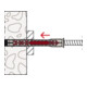 Cheville rallongée fischer DuoXpand 10 x 140 T R en acier inoxydable-4