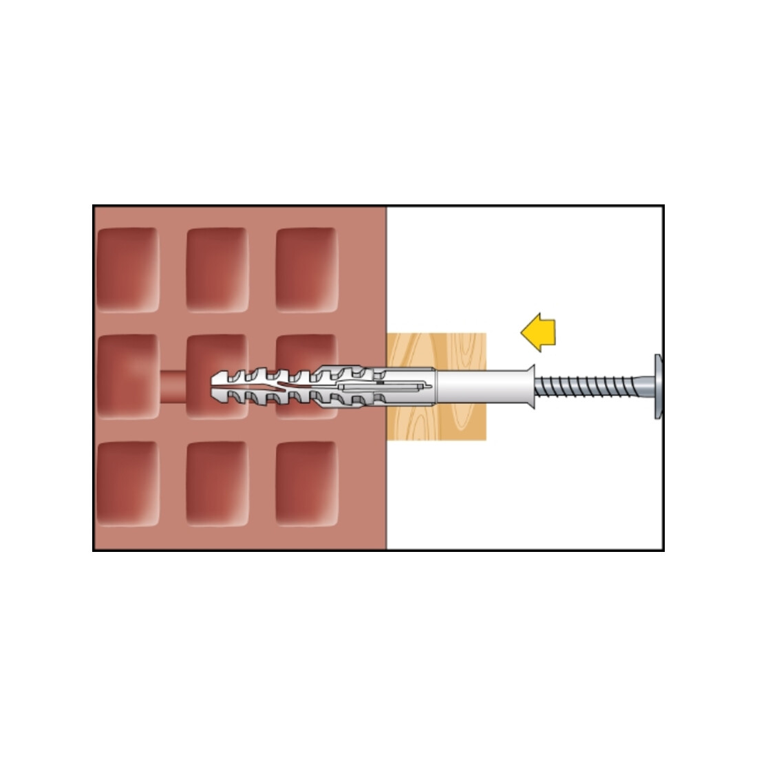Ancrage multifonctionnel pour cadre CELO MFR SB 10 SSKS, collet fraisé, vis hexagonale avec rondelle, galvanisé.
