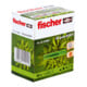 Cheville universelle fischer UX Green 8 x 50 R avec collerette