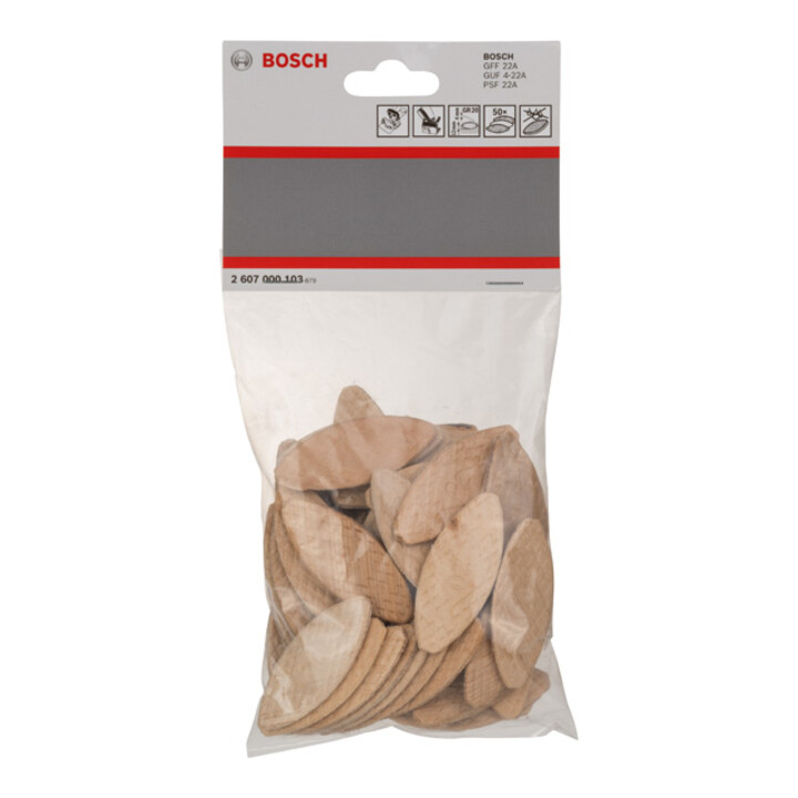 Chevilles lamelles, 60 x 23 x 4 mm Bosch
