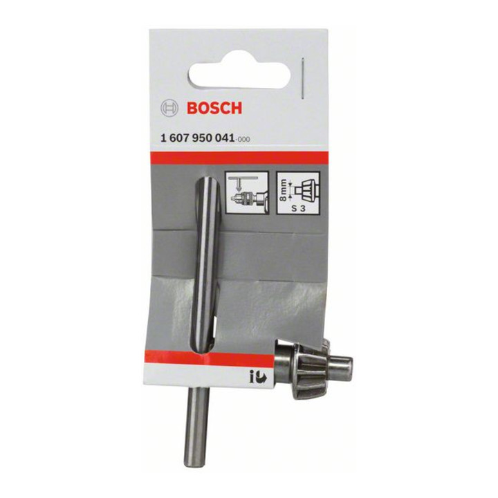Bosch Chiave di ricambio per mandrino per trapano a corona dentata S3 A, 110mm 50mm 4mm 8mm