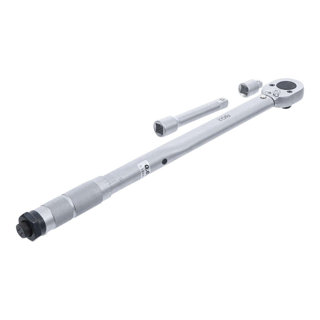 BGS Chiave dinamometrica con adattatore e prolunga, 12,5mm 28 - 210 Nm