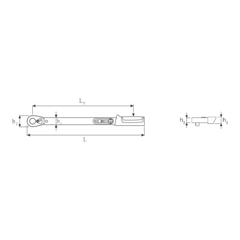 Stahlwille Chiave dinamometrica MANOSKOP® n.721/15 QUICK 30-150 N·m, azionamento quadro 1/2"