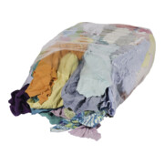 Chiffon de nettoyage tricoté HT coton teinte multicolore claire ELOS