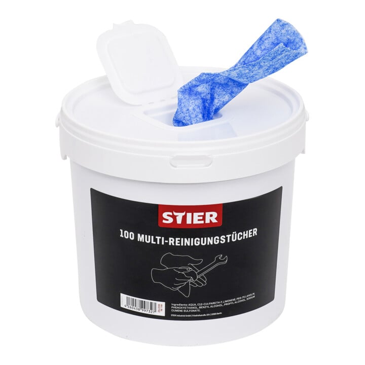 Set STIER Rouleaux de papier à plâtre Basic 3 couches L30 cm x I23 cm + STIER Chiffon multi-usage