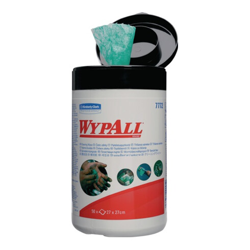 Chiffon pour le nettoyage des mains WYPALL 7772 o.one.of.water 50 pcs.1 boîte Kimberly Clark