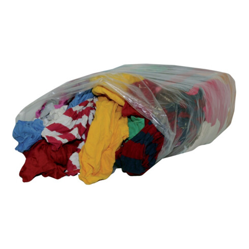 Chiffons de nettoyage en jersey 10 kg colorés