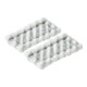 Chiffons microfibres de remplacement Bosch petits, accessoires système pour aspirateur de vitres GlassVAC-1