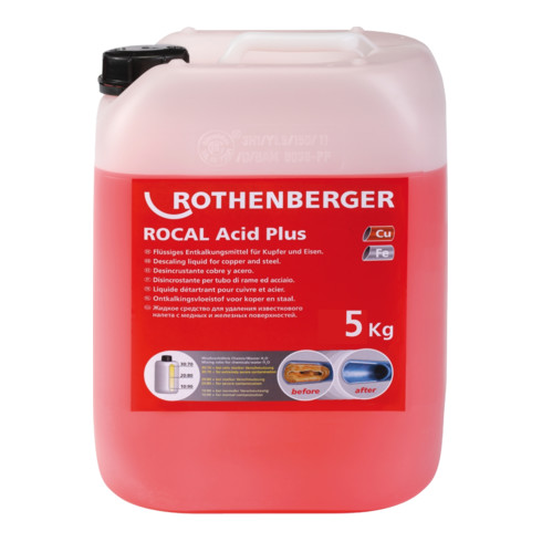 Chimie de détartrage Rothenberger ROCAL Acid Plus, 5 kg