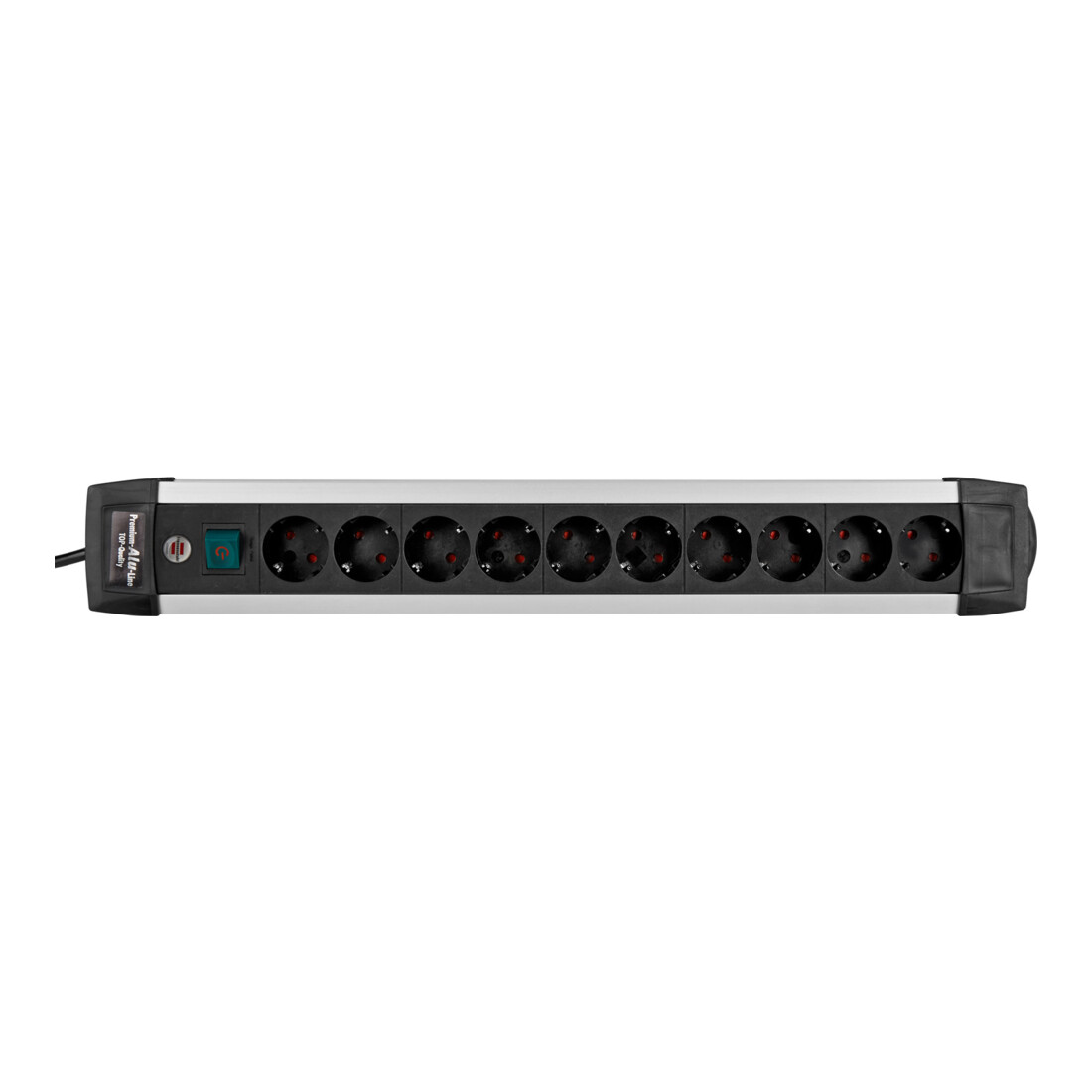 Brennenstuhl Presa multipla a 10 vie Premium-Alu-Line, 3m H05VV-F 3G1,5