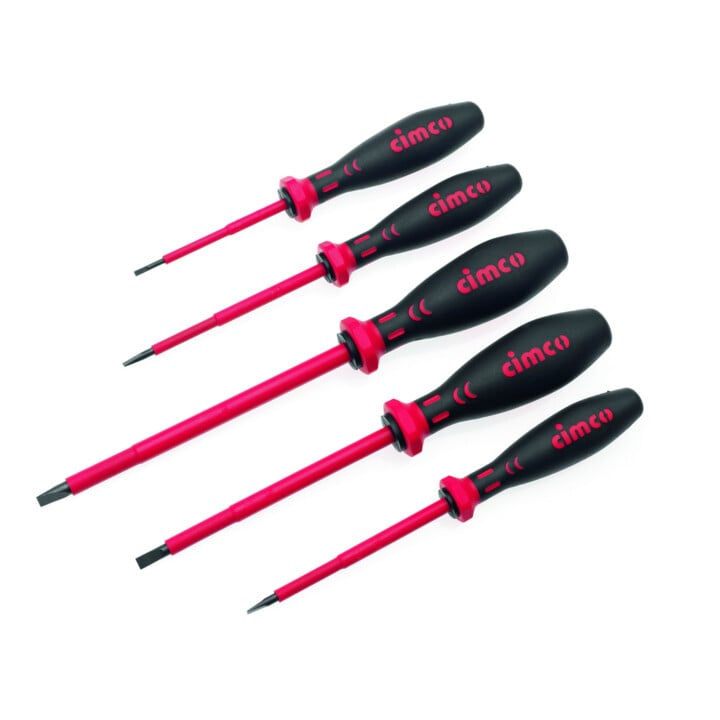 Cimco 2K-VDE-Schraubendreher-Set f.Schlitzschrauben 117700