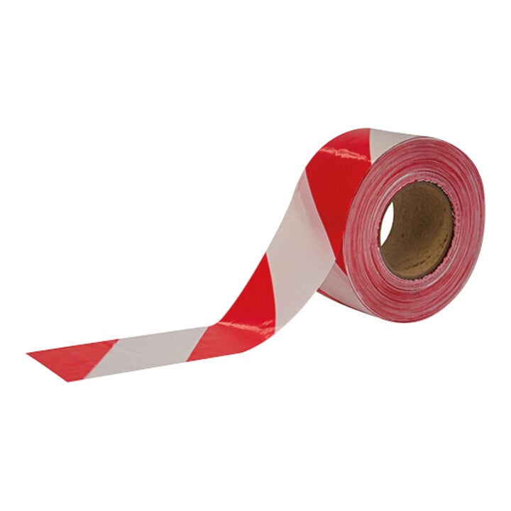 Cimco Absperrband rot/weiß, 100 m 182780