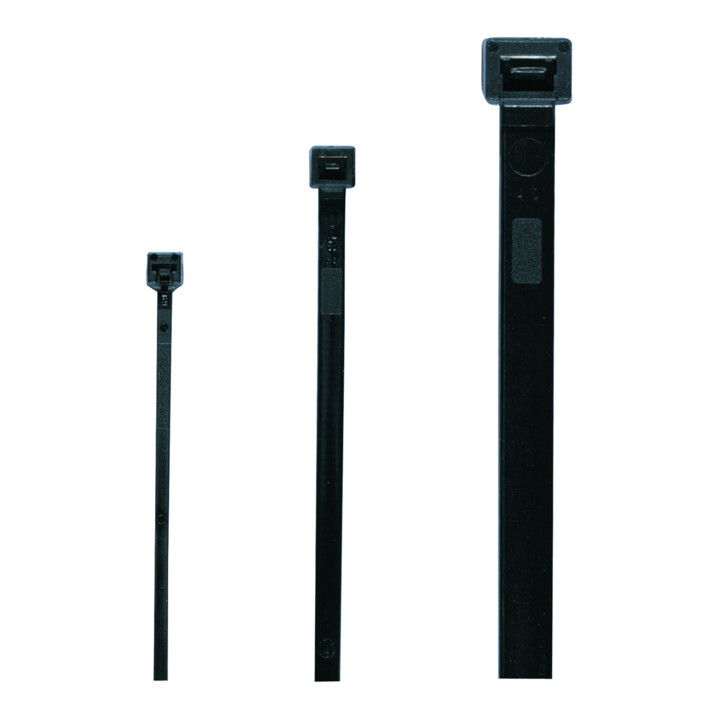 Cimco Colliers de câble 7,5x280mm, noir 181877