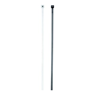 Cimco Colliers de câble avec languette en acier 3,5x280 mm, noir 181741