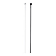 Cimco Colliers de serrage avec languette en acier 3,5x140 mm, noir 181739-1