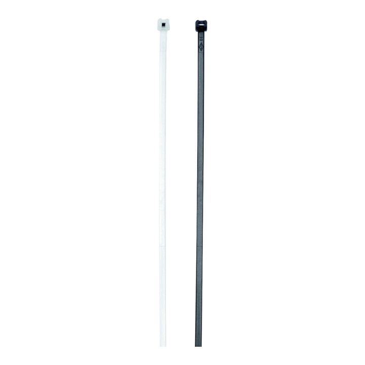 Cimco Colliers de serrage avec languette en acier 4,5x186mm, naturel 181343