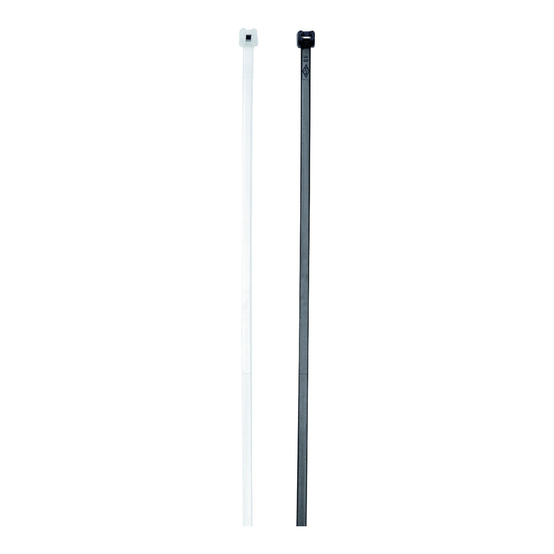 Cimco Colliers de serrage avec languette en acier 4,5x186mm, naturel 181343