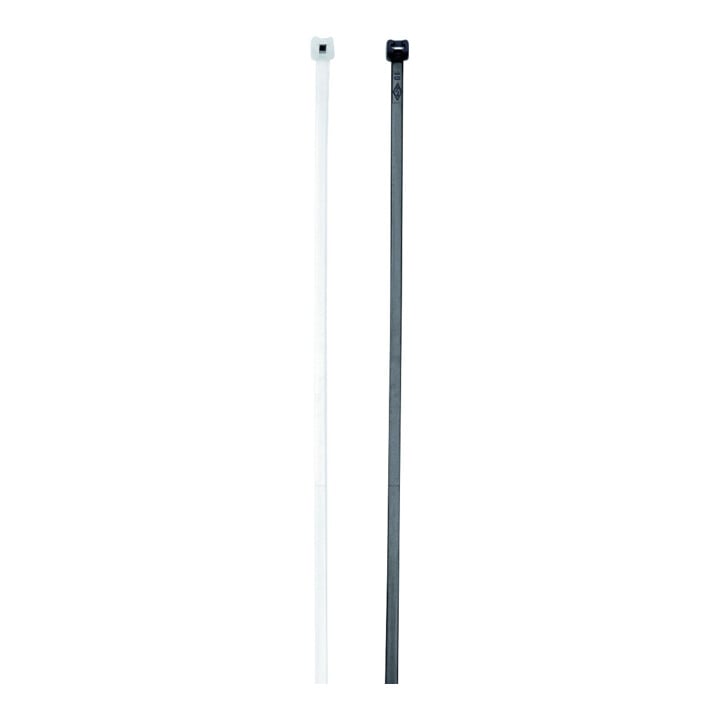 Cimco Colliers de serrage avec languette en acier 4,5x290 mm, noir 181744