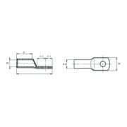 Cimco Cosse à sertir 25 mm² M10 183511-5