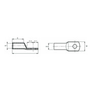 Cimco Cosse à sertir 25 mm² M8 183510-4