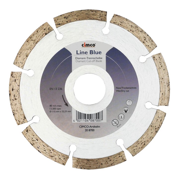 Cimco Diamanttrennscheibe D=115mm 208700