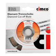 Cimco Diamanttrennscheibe D=115mm 208752