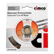 Cimco Diamanttrennscheibe D=125mm 208754