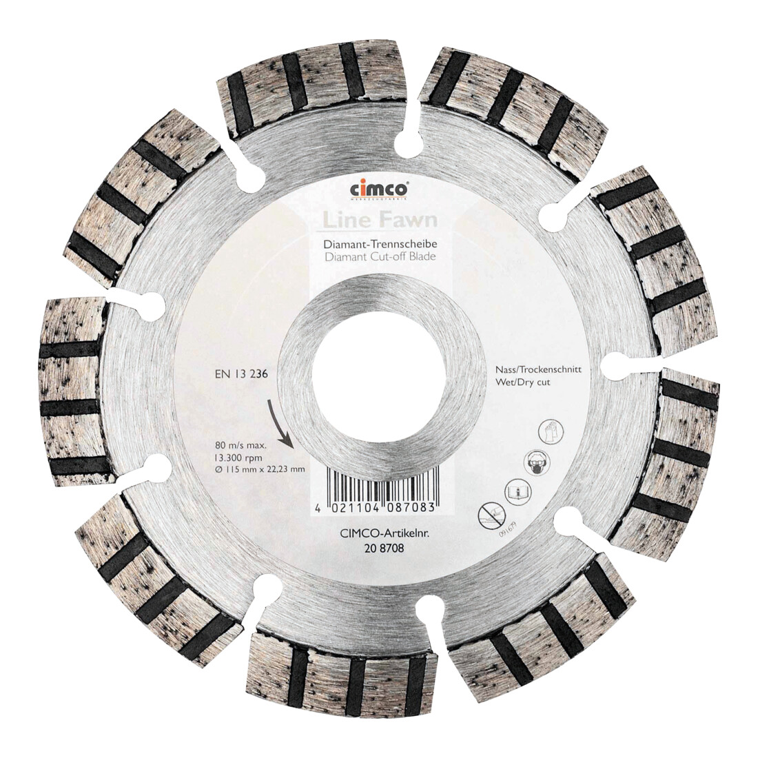 Cimco Disque diamanté Ø 115 mm 208708