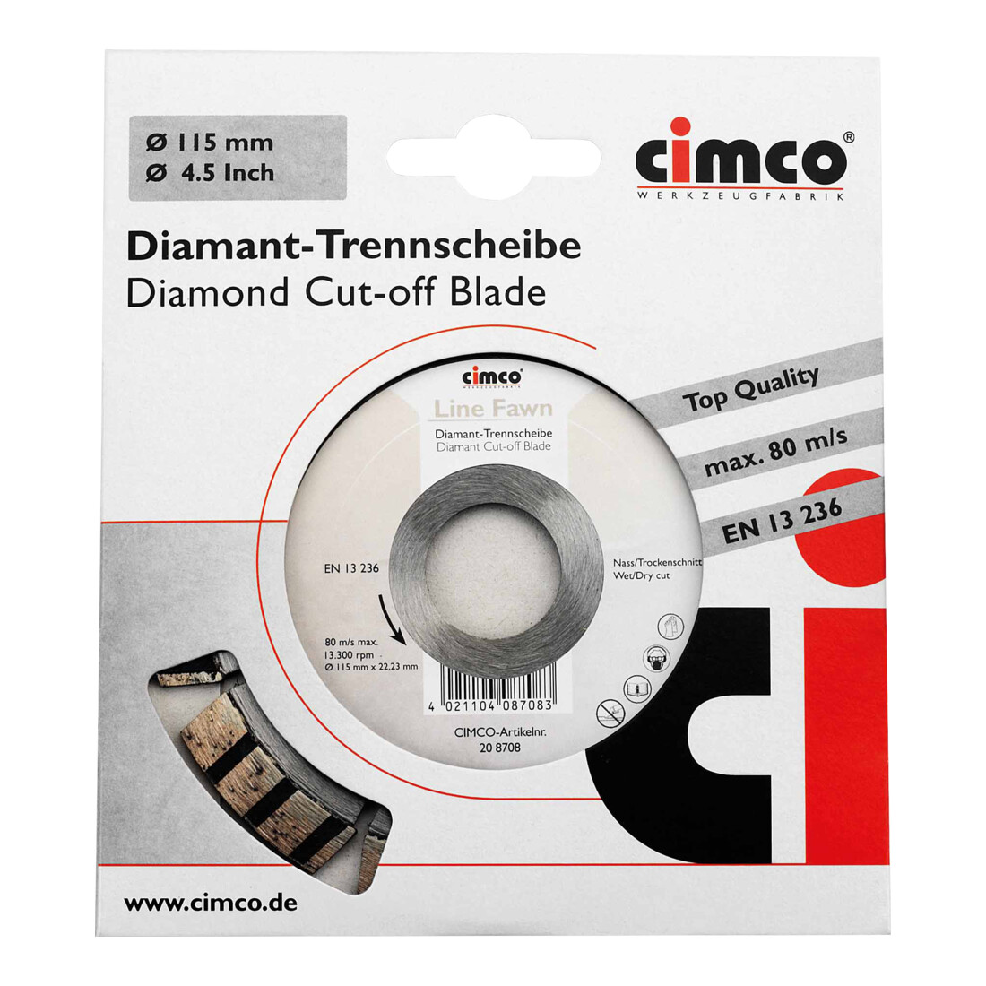 Cimco Disque diamanté Ø 125 mm 208710