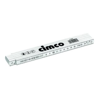 Cimco Gliedermaßstab 2m, Kunststoff 210008