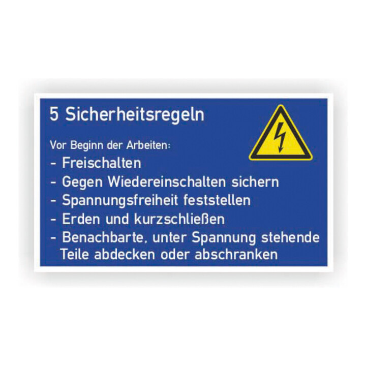 Cimco GS 5 Sicherheitsregeln Gr. 200x120x1 182746