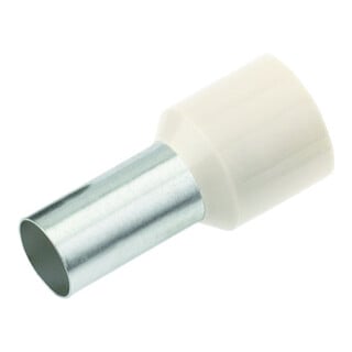 CIMCO Manchon de câble isolé blanc 0,5 mm² 14 mm