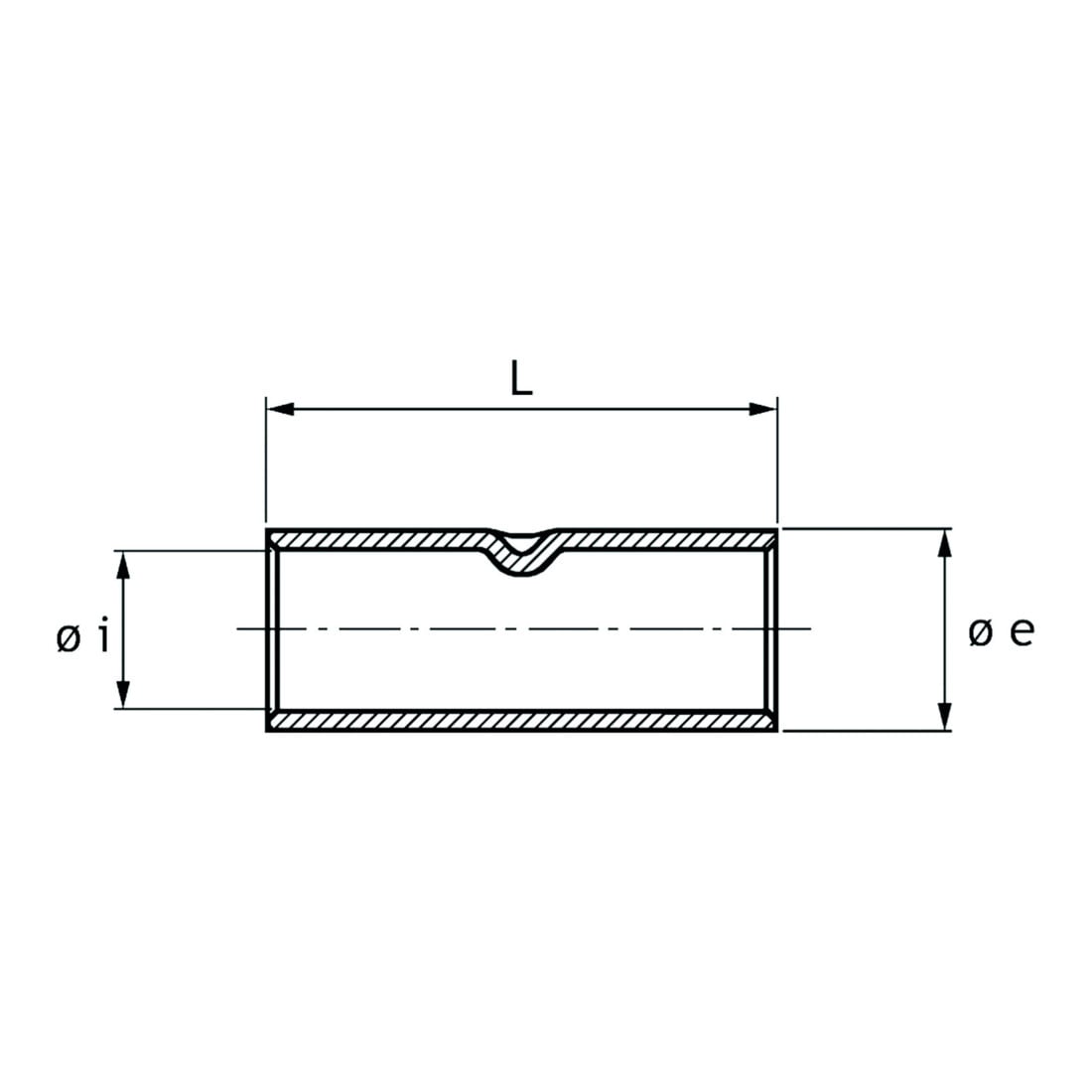 Cimco Pressverbinder Länge 70mm 183708