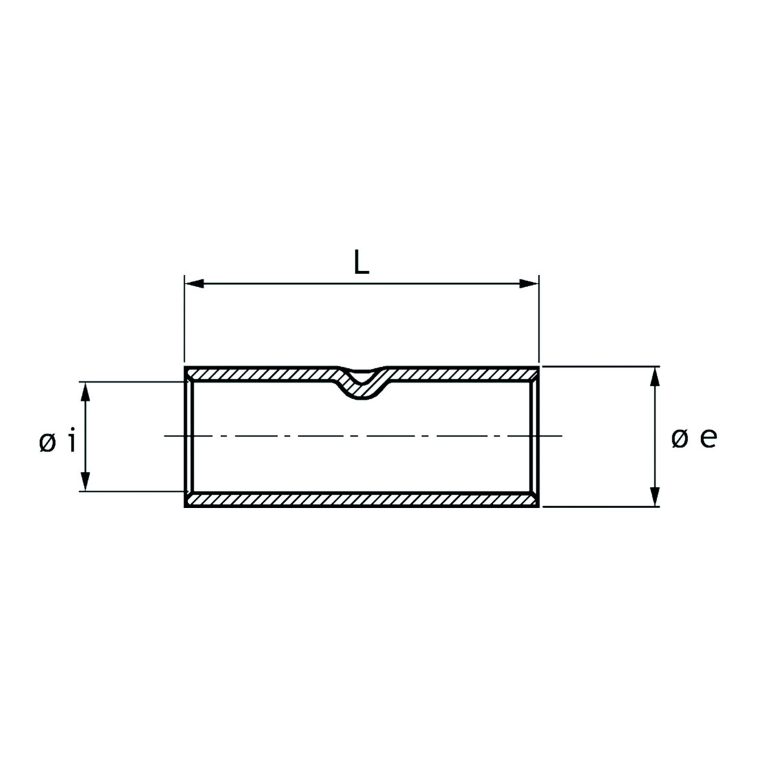 Cimco Pressverbinder Länge 80mm 183709