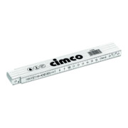Cimco Règle à segments 2 m, plastique 210008-1