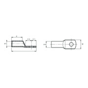 Cimco Rohrkabelschuh 10x6 180702-4