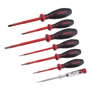 Cimco Set de tournevis 7 pièces 1000V 117802