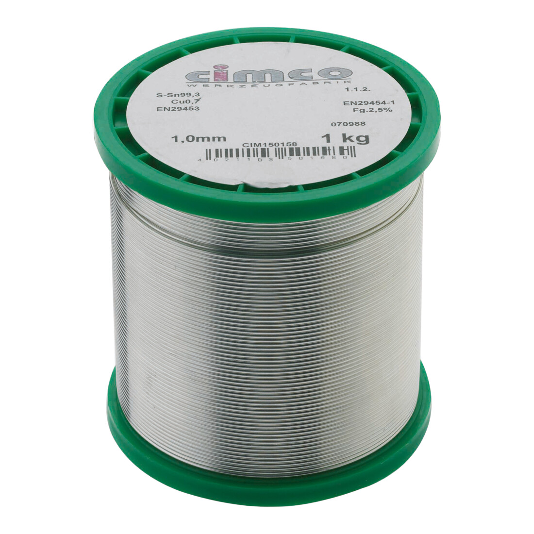 Cimco Soudure électronique sans plomb 1,5 mm/250 g 150164