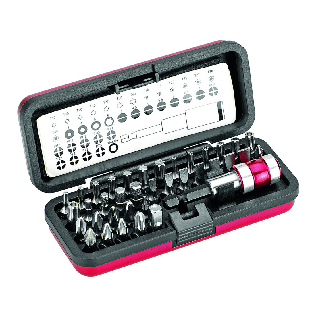 Cimco Steckschlüssel-Bit-Box 37-tlg. 113158
